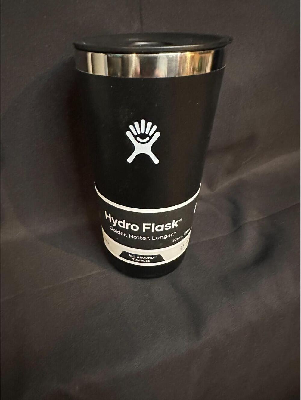 Hydro Flask 20 oz. All Around Travel Tumbler- Black (Missing Straw)
